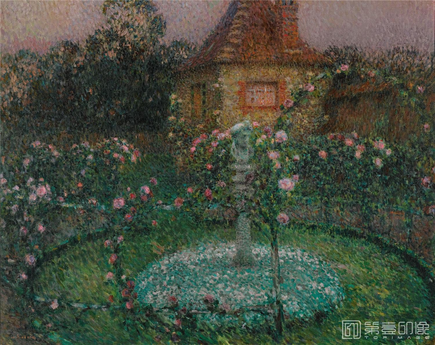 油画-LEPAVILLON,GERBEROY